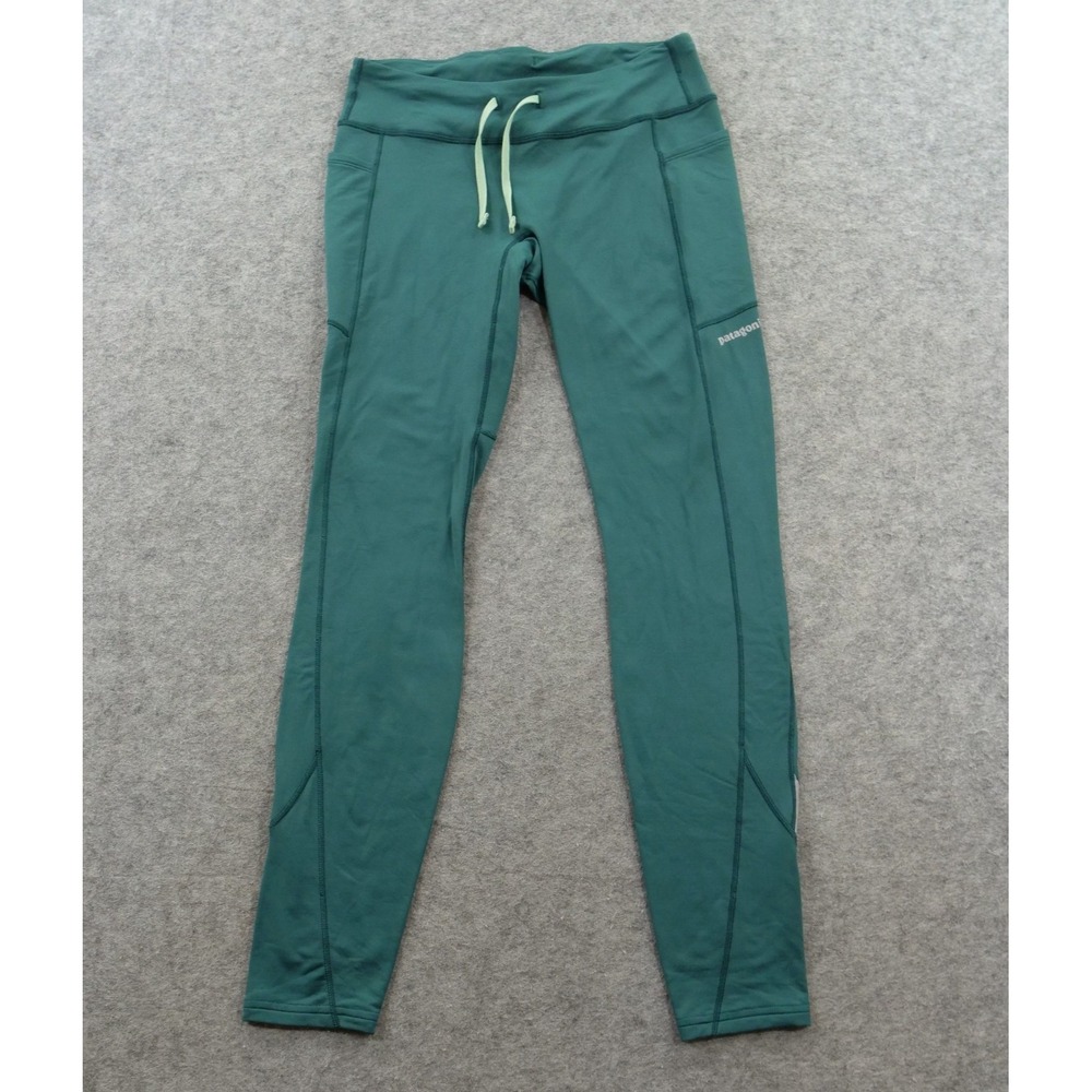 Patagonia Leggings Womens Small Green Peak Mission Activewear Gorpcore Athletic